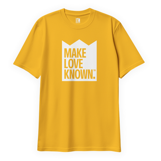 Make Love Known Tee (Mustard)
